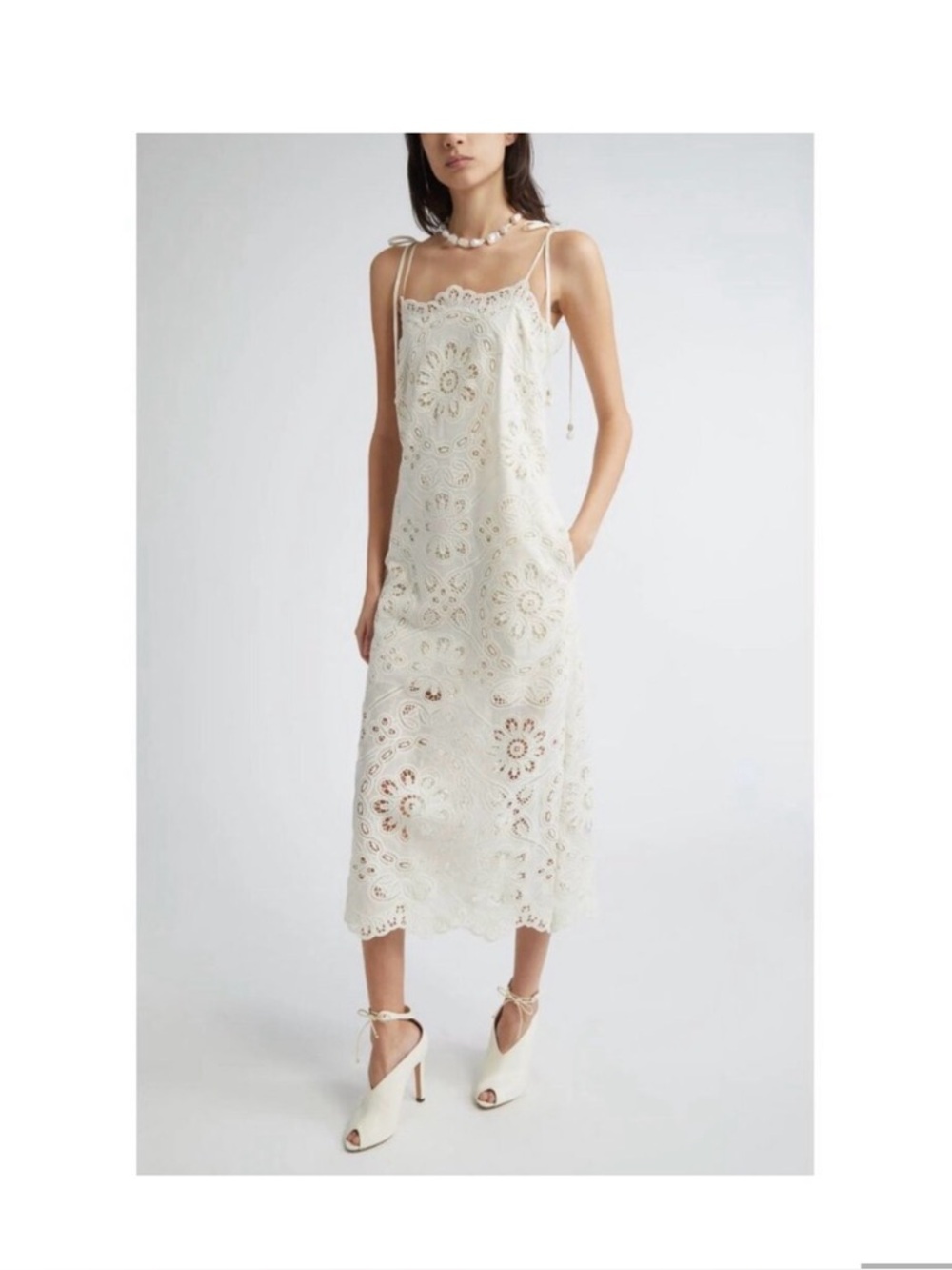 Zimmermann Rhiannon Embroidered Dress sz 0P